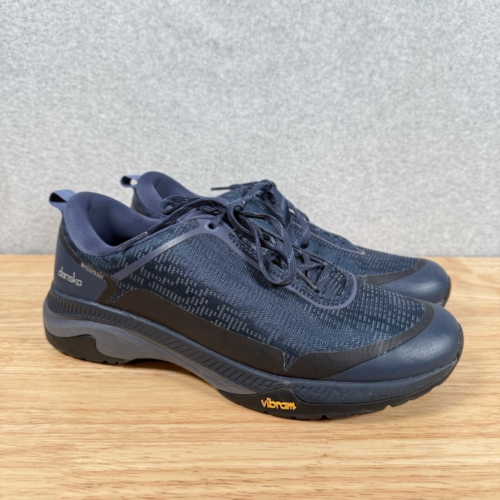 Dansko Makayla Waterproof Sneakers Womens Size 40 9.5-10 Navy Vibram Shoe